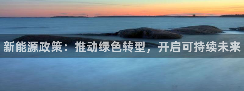 新宝_GG奇迹:新能源政策:推动绿色转型,开启可持续未来
