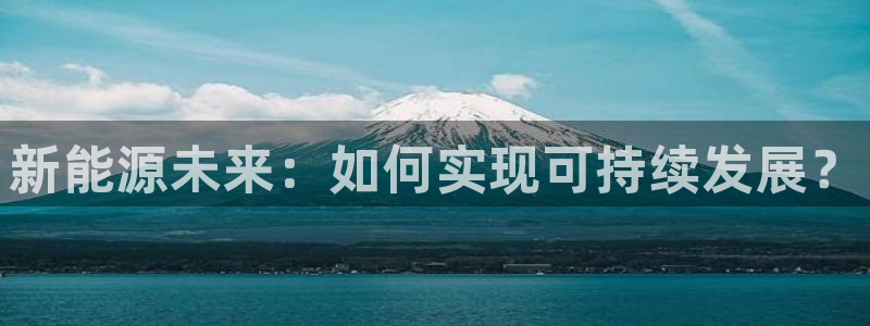 新宝GG最高返点多少：新能源未来：如何实