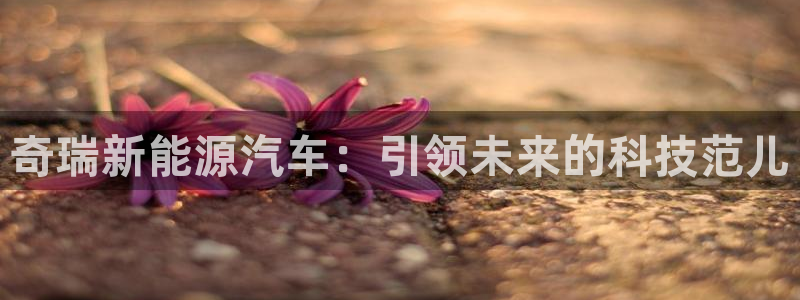 新宝gg 主管：奇瑞新能源汽车：引领未来